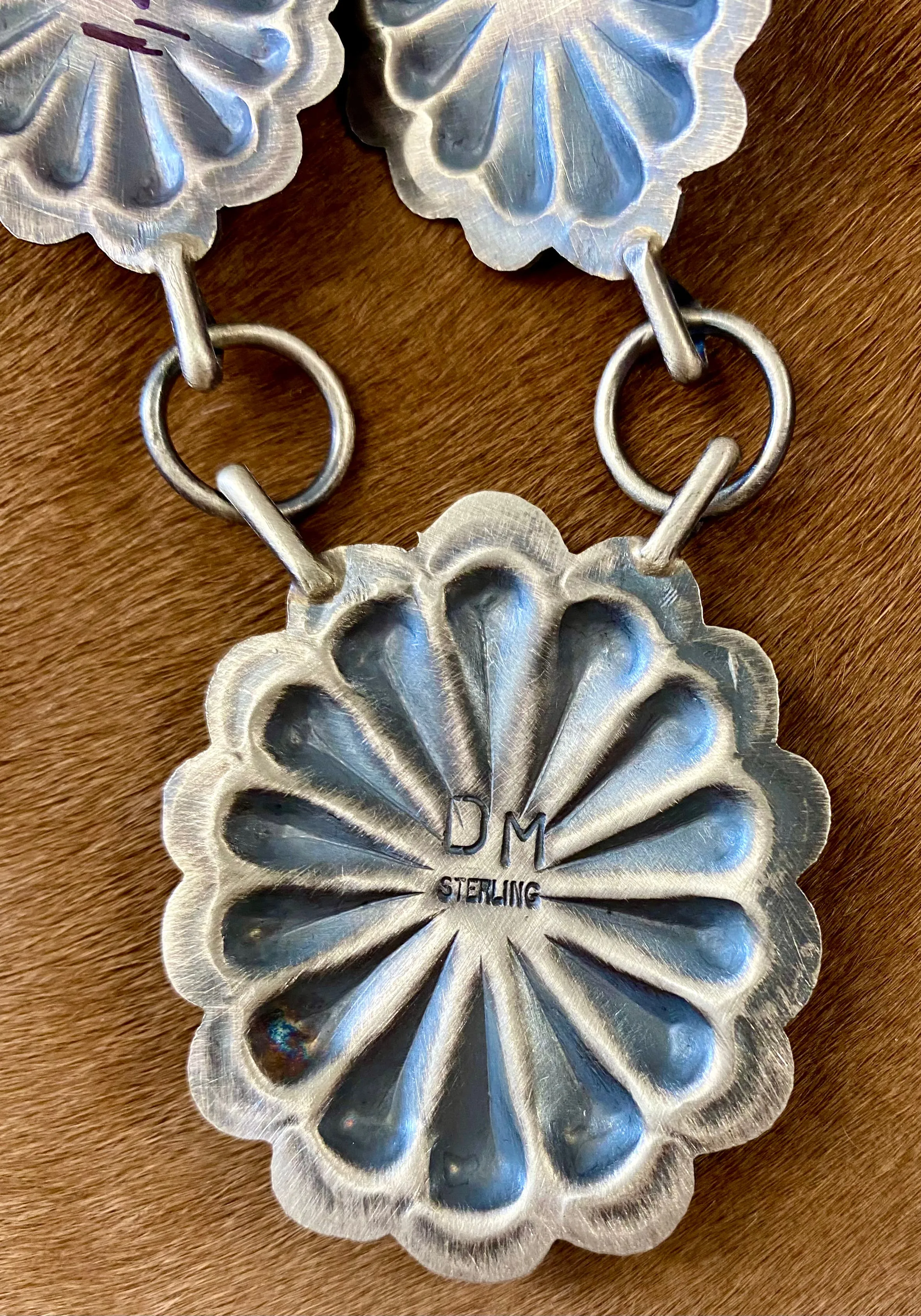 The Concho Cowgal 30” Inch Statement Necklace By DM Begay