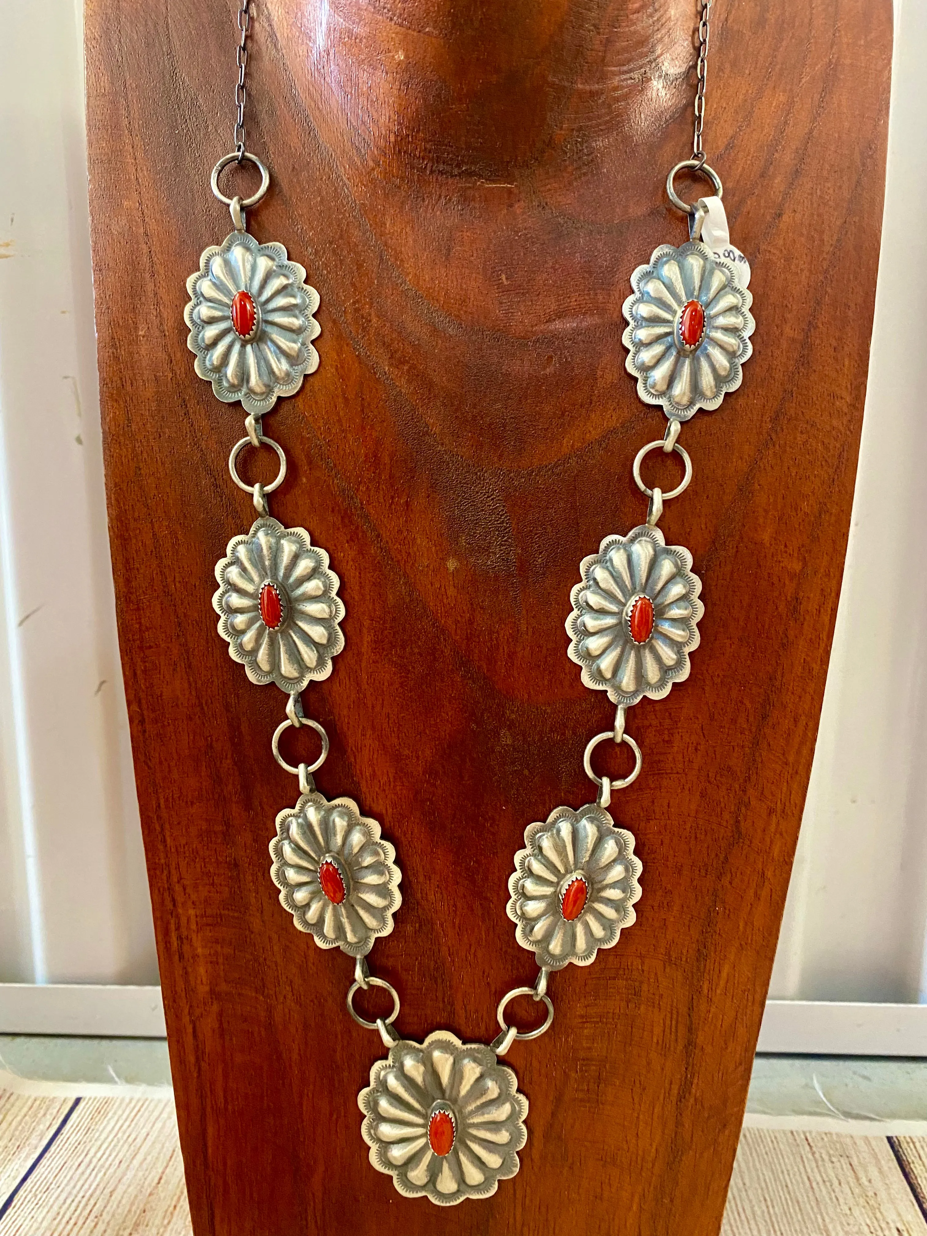 The Concho Cowgal 30” Inch Statement Necklace By DM Begay