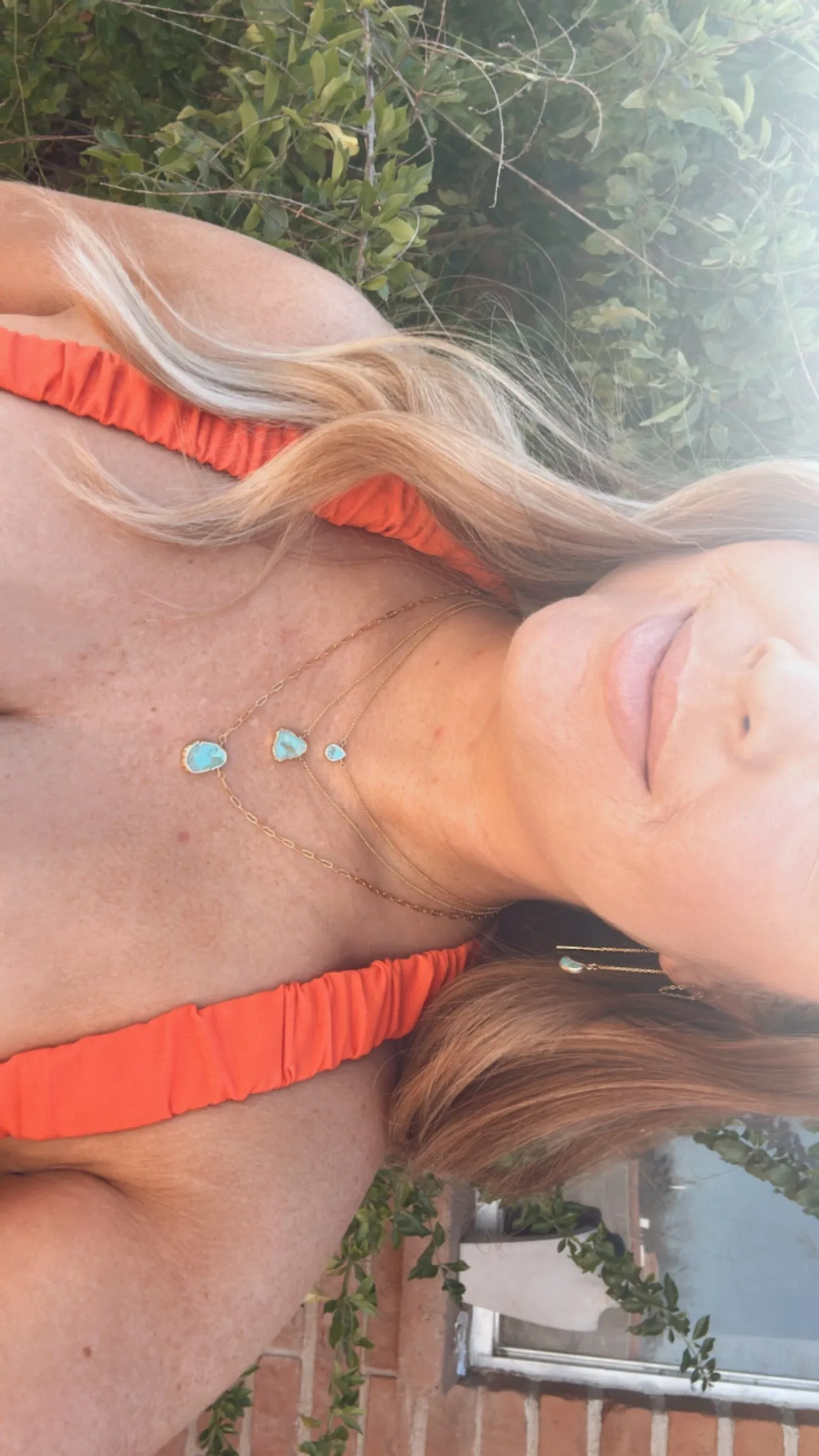 “The Golden Collection” Elemental Force Handmade Natural Turquoise 14k Gold Plated Necklace