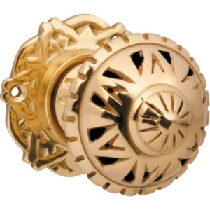 Tradco Filigree Mortice Knob- Round Rose