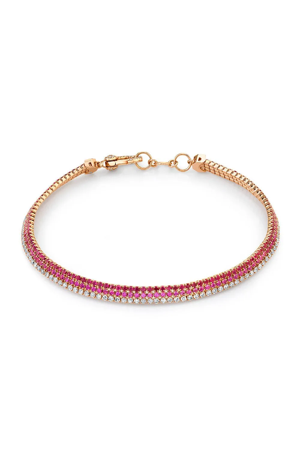 Triple Stacked Threads Bracelet