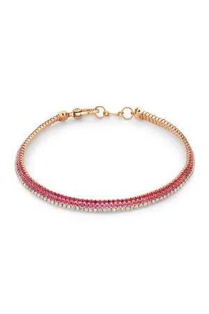 Triple Stacked Threads Bracelet