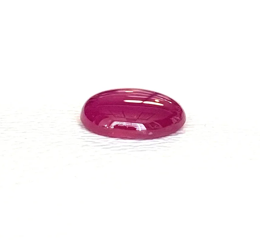 Unheated 2.23 Carat Burmese Star Ruby GIA Unset 3-Stone Engagement Ring Gemstone