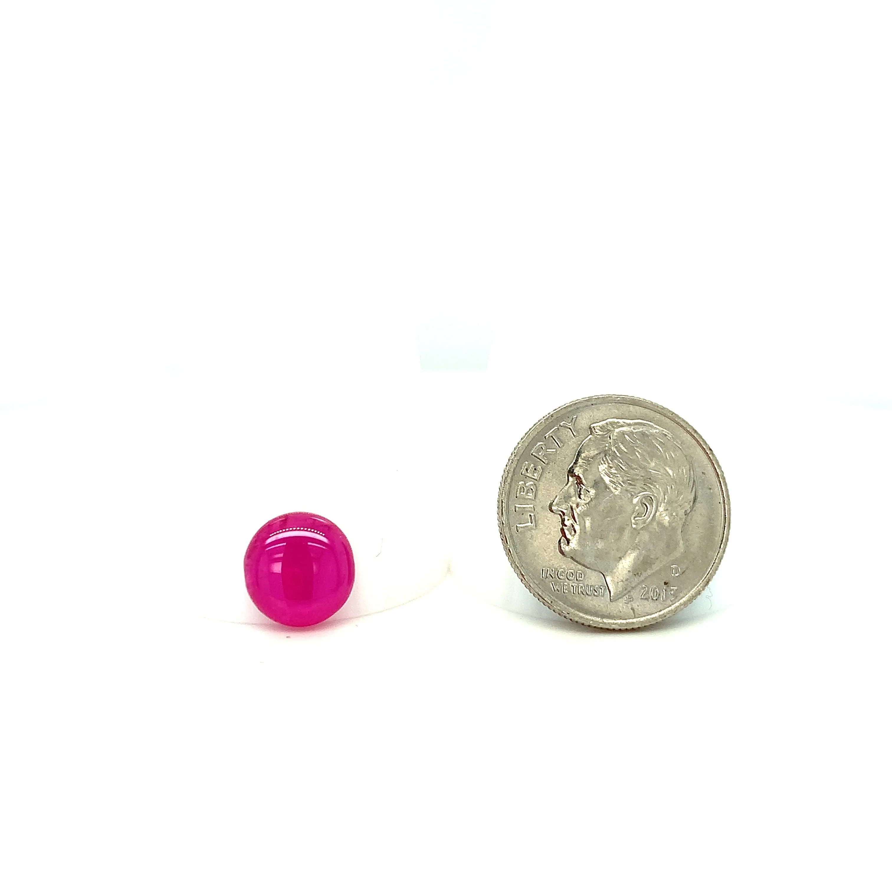 Unheated 2.23 Carat Burmese Star Ruby GIA Unset 3-Stone Engagement Ring Gemstone