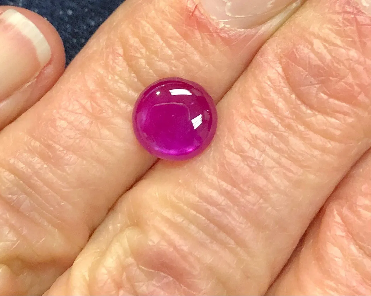 Unheated 2.23 Carat Burmese Star Ruby GIA Unset 3-Stone Engagement Ring Gemstone